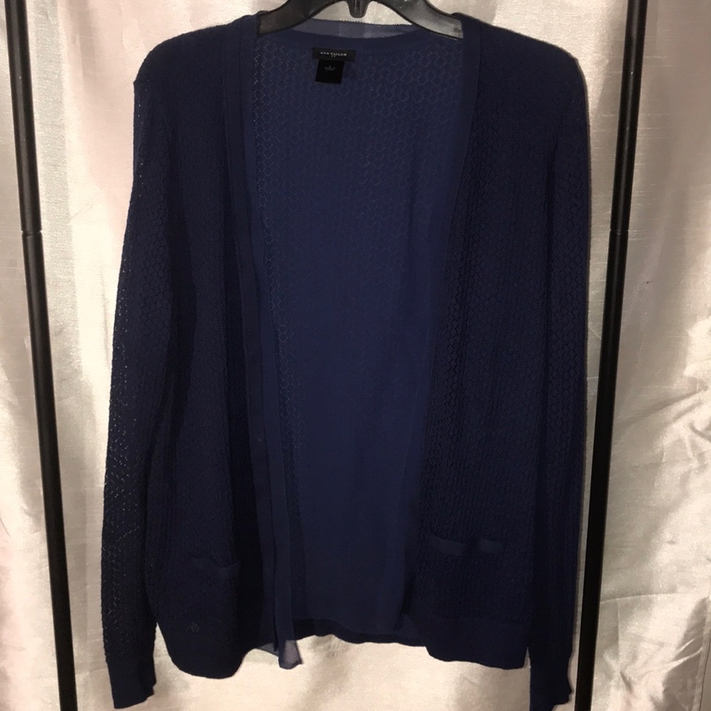 Ann Taylor Dark blue cardigan